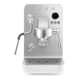 Machine à café Expresso SMEG EMC02WHMEU Blanc Mat - Design rétro et qualité barista