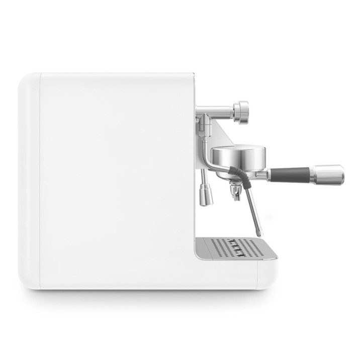 Machine à café Expresso SMEG EMC02WHMEU Blanc Mat - Design rétro et qualité barista