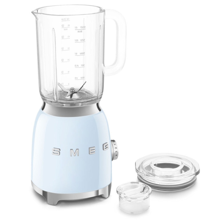 Blender SMEG BLF03PBEU Années 50 Bleu Azur - Performance Rétro