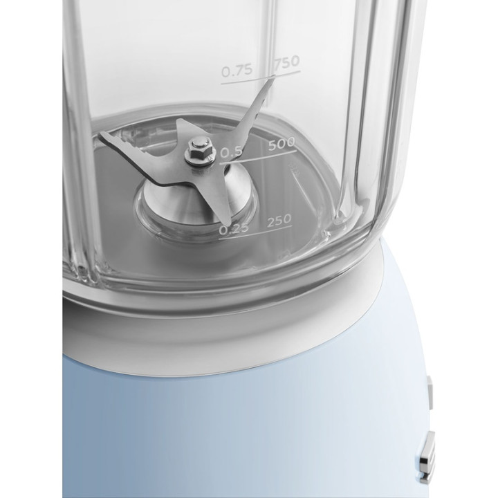 Blender SMEG BLF03PBEU Années 50 Bleu Azur - Performance Rétro