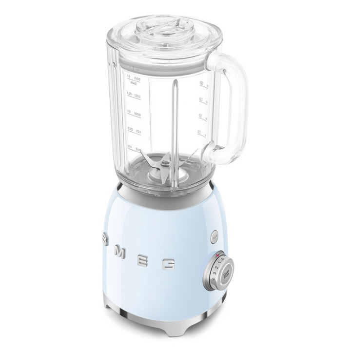 Blender SMEG BLF03PBEU Années 50 Bleu Azur - Performance Rétro