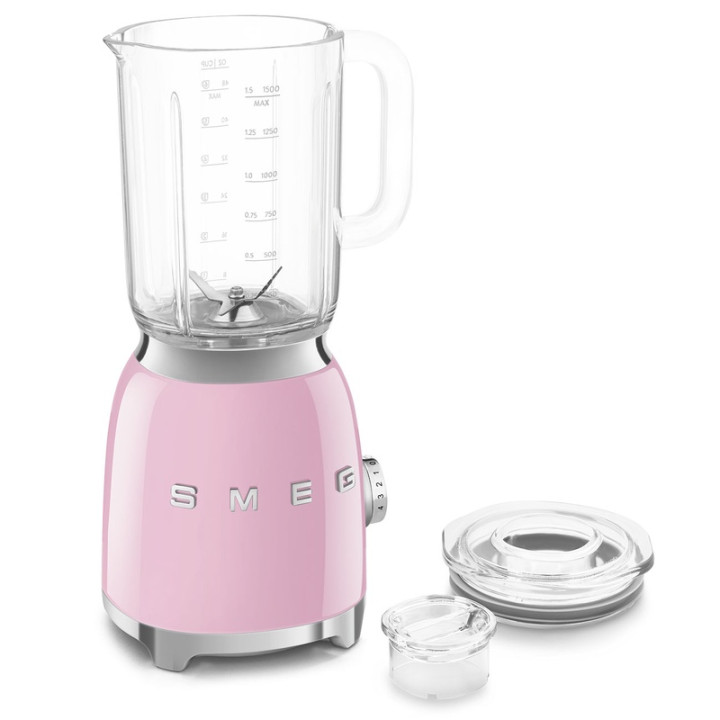 Blender SMEG BLF03PKEU Rose Rétro Années 50 Puissant