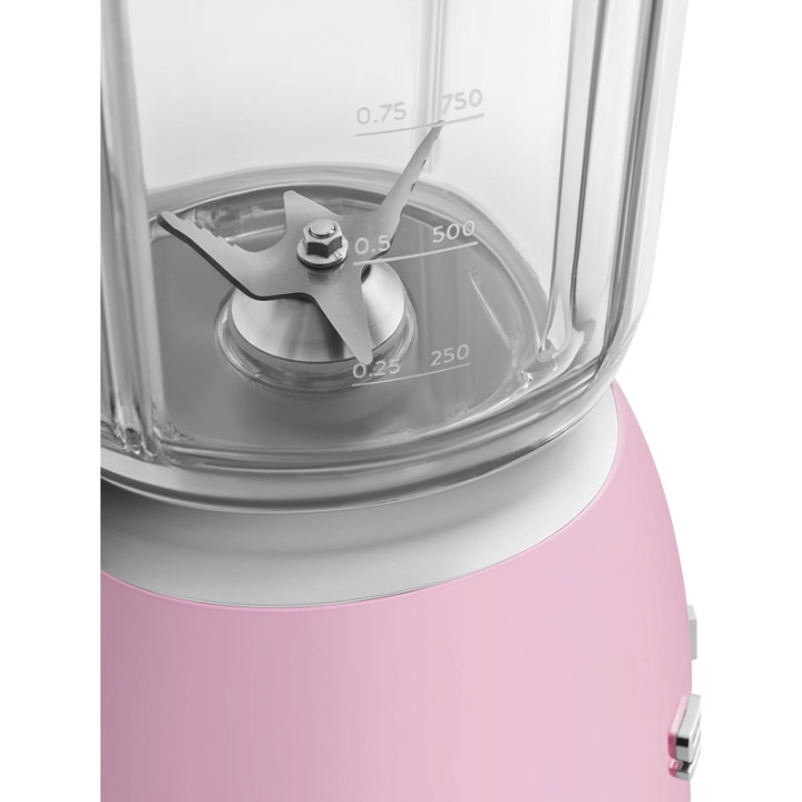 Blender SMEG BLF03PKEU Rose Rétro Années 50 Puissant