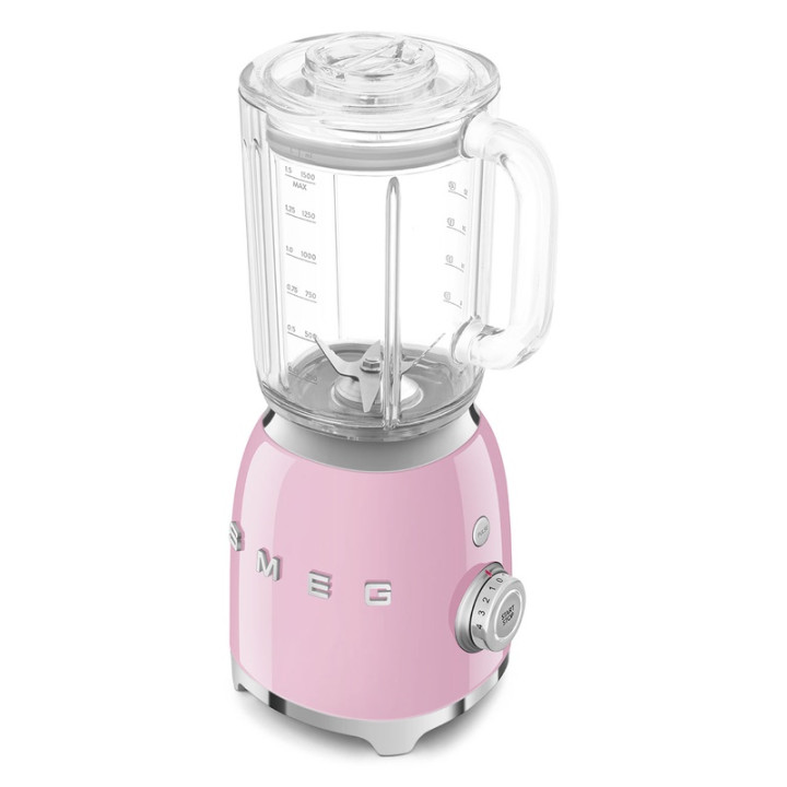 Blender SMEG BLF03PKEU Rose Rétro Années 50 Puissant