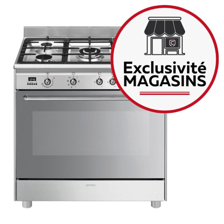 Piano de cuisson SMEG CG90X2 | Ménachoc