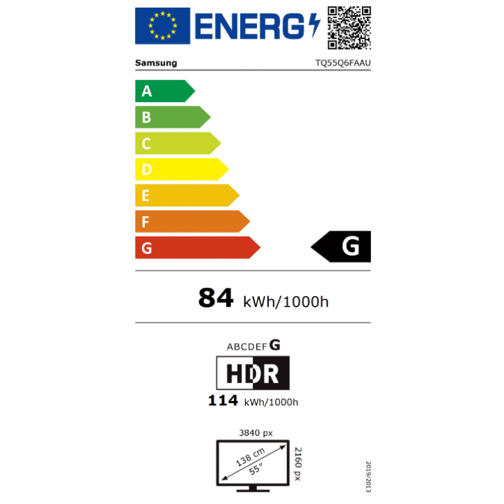 TV AI 4K QLED Google TV SAMSUNG TQ55Q6FA 55" 138 cm| Ménachoc