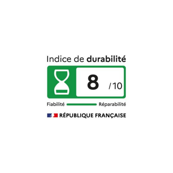 TV 4K QLED Google TV TCL 50P79K 50" 126 cm indice de réparabilitée