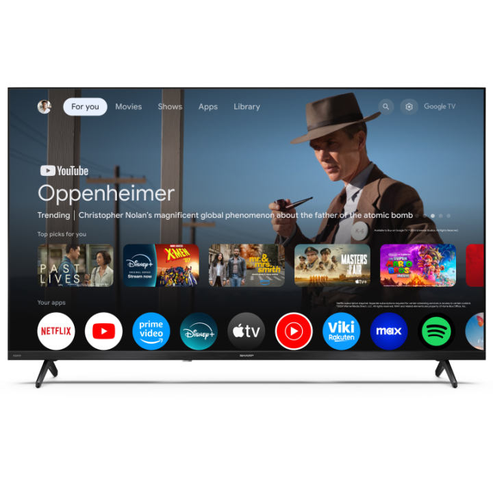TV Full HD LED Google TV™ SHARP 40HF2265E 40" 101 cm vue de face