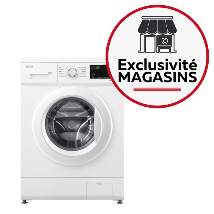 Lave-linge séchant LG F854M20WR 8 kg (Lavage) / - 5 kg (séchage) | Ménachoc