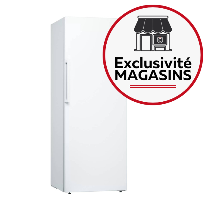Congélateur armoire Série 4 BOSCH GSN29UWEW | Ménachoc