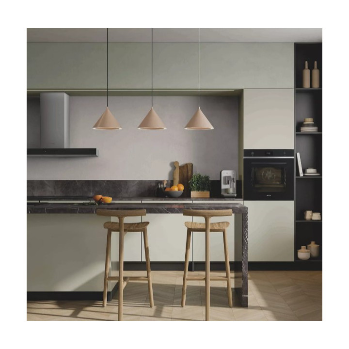 Four encastrable pyrolyse SMEG noir SFP6401TB - 70L | Ménachoc