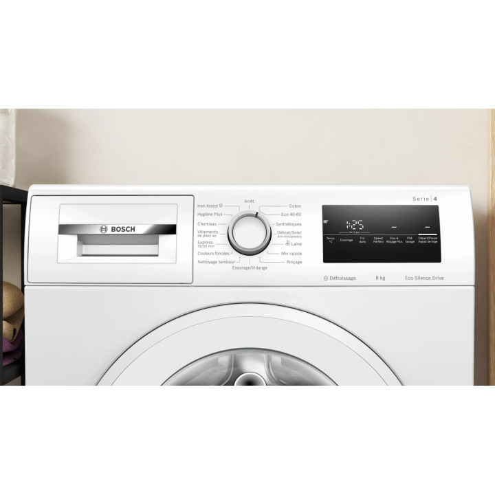 Lave linge hublot BOSCH Série 4 WAN2827AFR - 8kg | Ménachoc