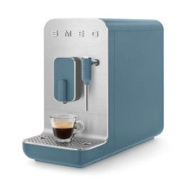 Machine à Café Automatique SMEG BCC12SBMEU Bleu Orage Mat - Expresso Parfait à Chaque Tasse
