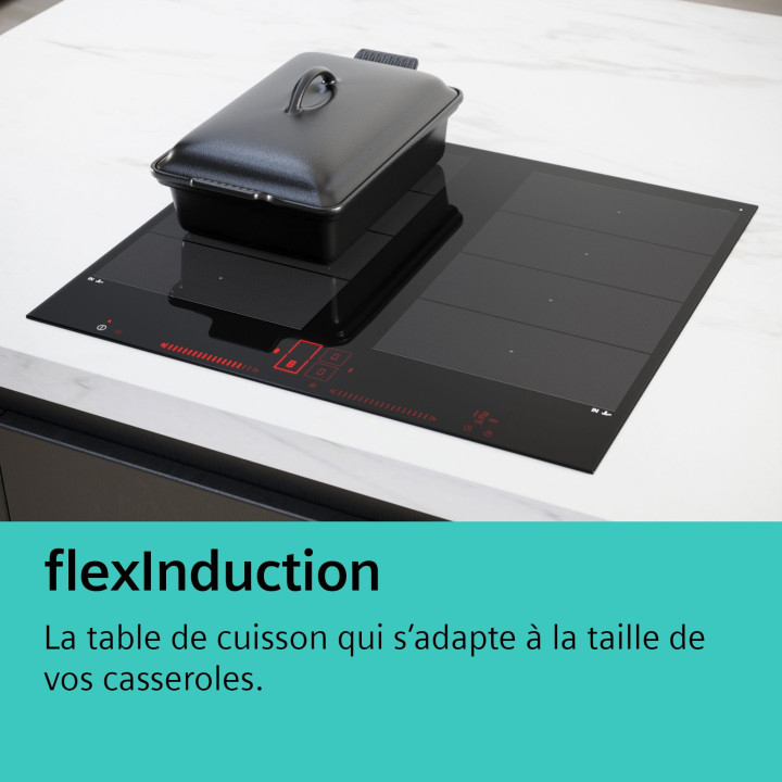 Plaque induction sans cadre iQ700 Home Connect SIEMENS EX651HEC1F - 60cm | Ménachoc