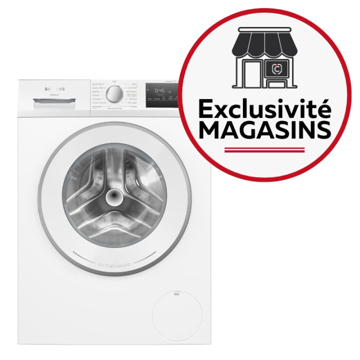 Lave linge frontal iQ300 SIEMENS WM14N27AFR - 9kg