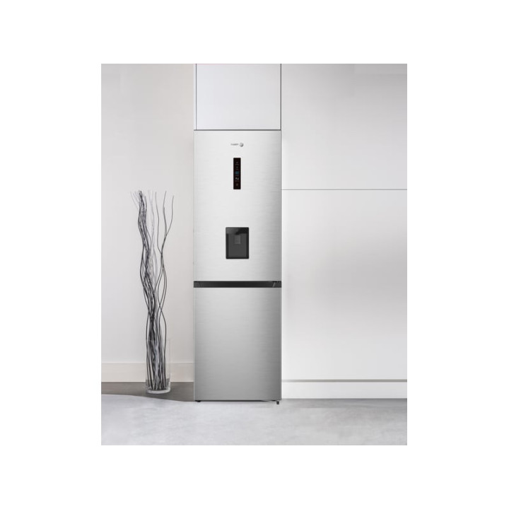 Réfrigérateur combiné inox distributeur d'eau FAGOR FCB304WDEEX - 304L | Ménachoc