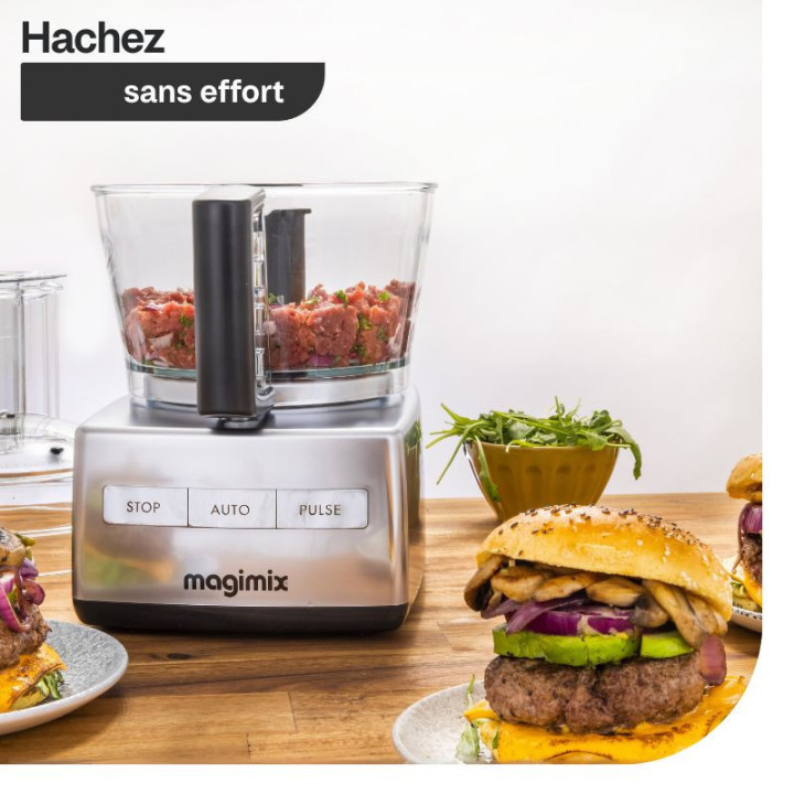 Robot multifonction MAGIMIX CS4200 XL Chrome Mat 18471F – Multifonction et Puissant | Ménachoc