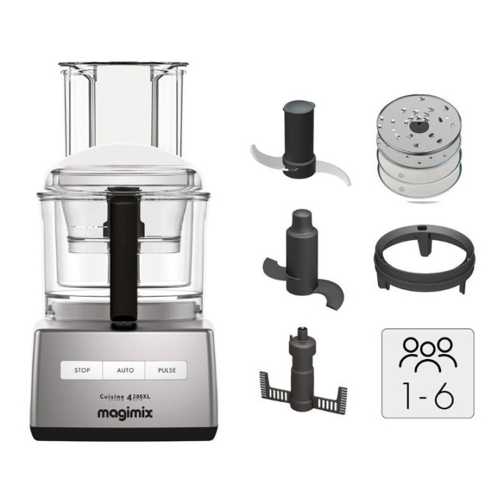 Robot multifonction MAGIMIX CS4200 XL Chrome Mat 18471F – Multifonction et Puissant | Ménachoc