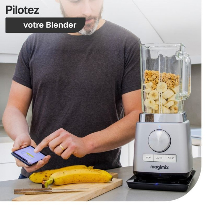 Blender POWER 5 XL CONNECT MAGIMIX 11643 - Chrome 2L | Mixeur puissant – Livraison rapide France
