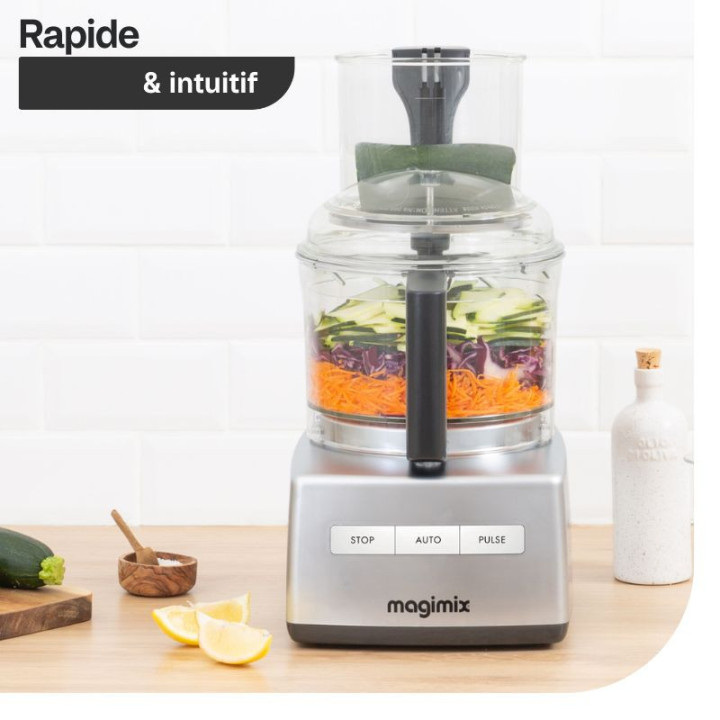 Robot multifonction MAGIMIX CS3200 XL Chrome Mat 18371F - Multifonction et Puissant | Ménachoc