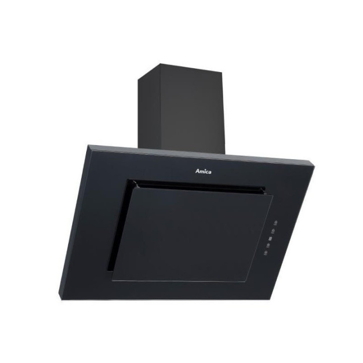 Hotte décorative inclinée noire AMICA AH4429 - 90cm