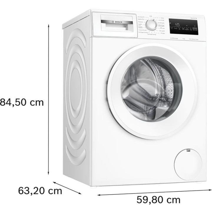 Lave linge Hublot BOSCH WAN2427ZFR - 8kg - 1200trs/min