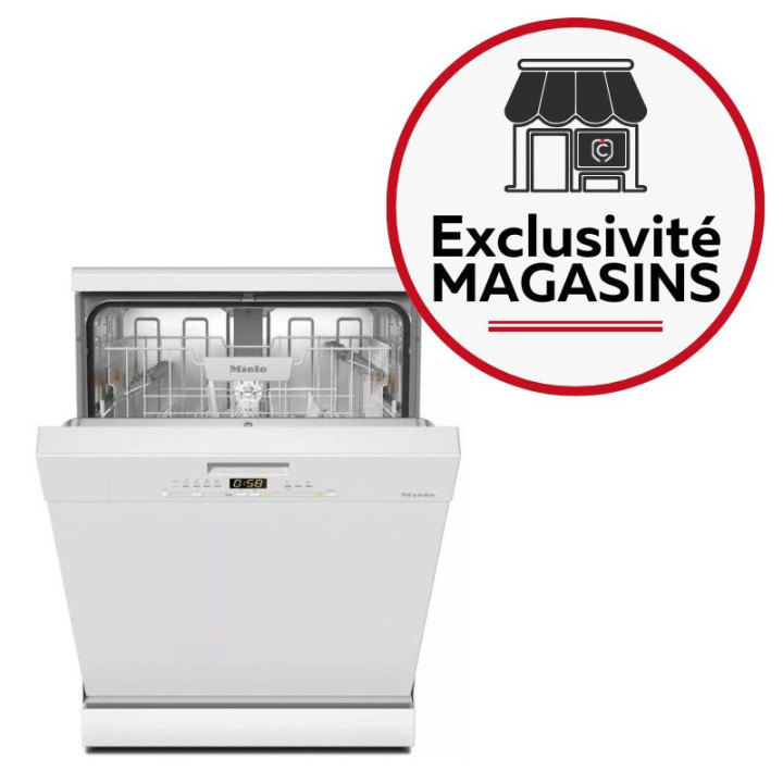 Lave vaisselle pose libre G5611BB SCi Active Blanc Brillant MIELE - 14 couverts