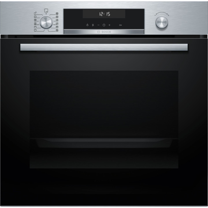 Four encastrable pyrolyse BOSCH inox Série 6 Air Fry HBG578ES7 - 71L