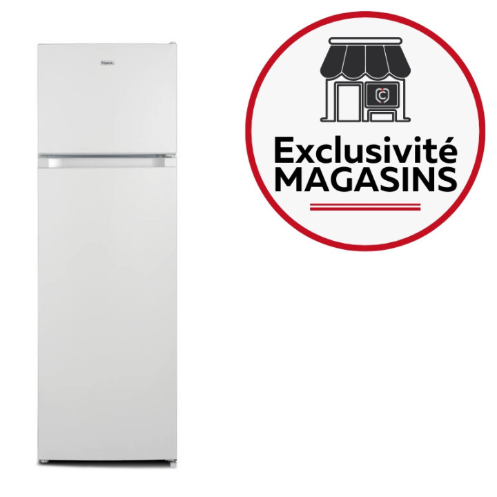 Réfrigérateur double porte FRIGELUX RDP261BE - 261L - Blanc | Ménachoc