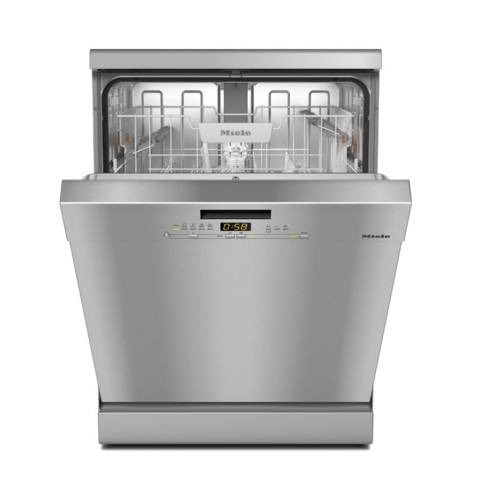 Lave vaisselle pose libre G 5611 Front Active Façade CleanSteel Inox antitrace MIELE - 13 couverts | Menachoc