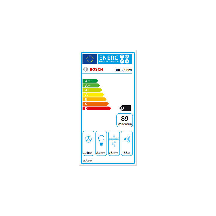 Groupe filtrant BOSCH Série 4, 53cm, DHL555BM