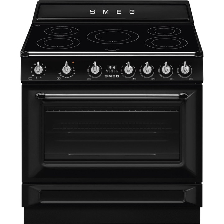 Piano de cuisson SMEG TR90IMBL vue de face