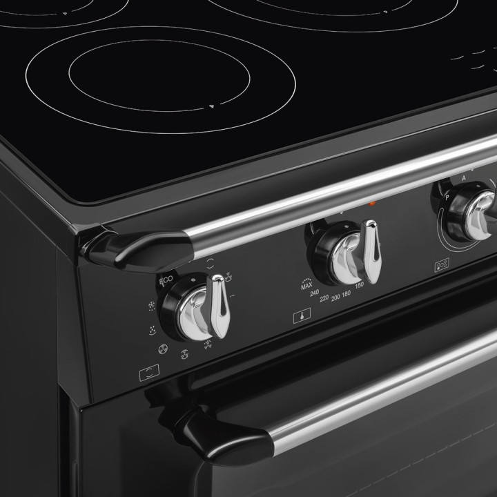 Piano de cuisson SMEG TR90IMBL vue de face