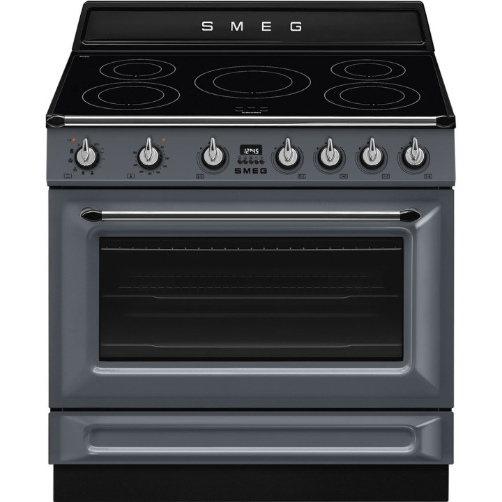 Piano de cuisson SMEG TR90IPGR vue de face