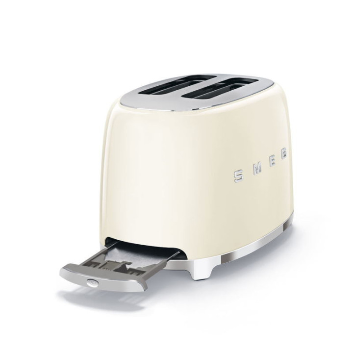Toaster SMEG Crème TSF01CREU | Ménachoc