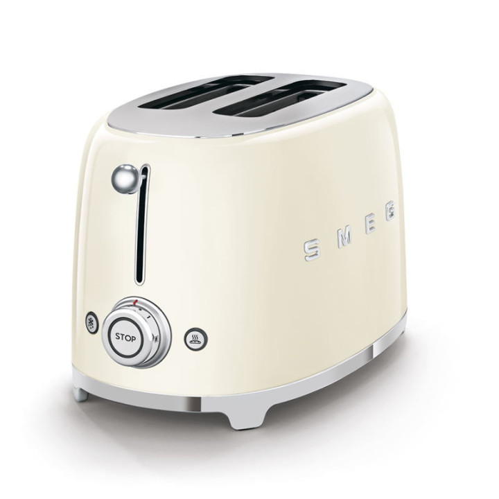 Toaster SMEG Crème TSF01CREU | Ménachoc