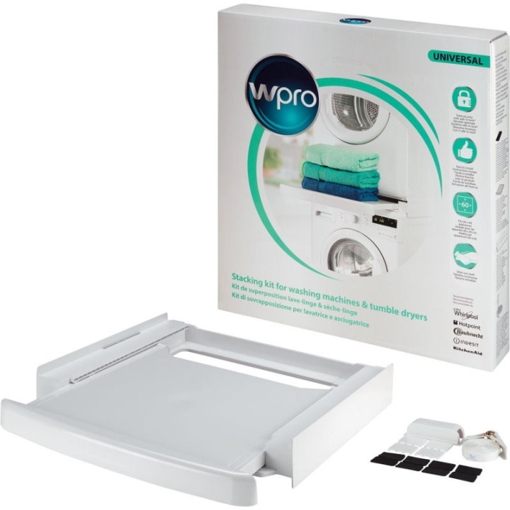 Kit de superposition Lave-linge / Sèche-Linge Wpro
