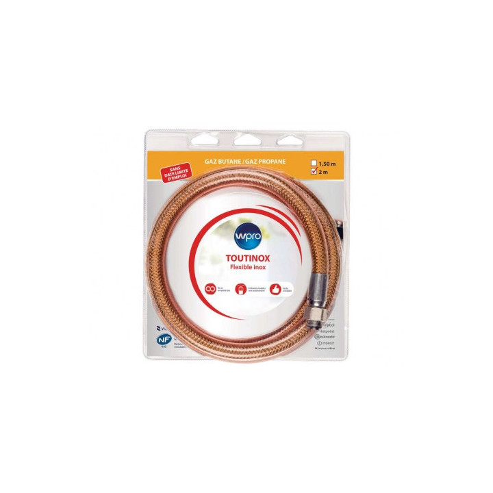 Flexible inox gaz butane / gaz propane