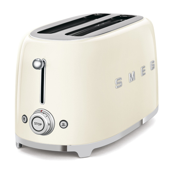 Grille pain SMEG Crème TSF02CREU | Ménachoc