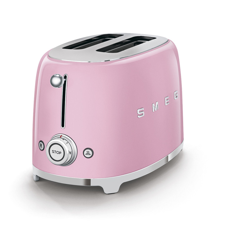 Toaster SMEG Rose TSF01PKEU | Ménachoc