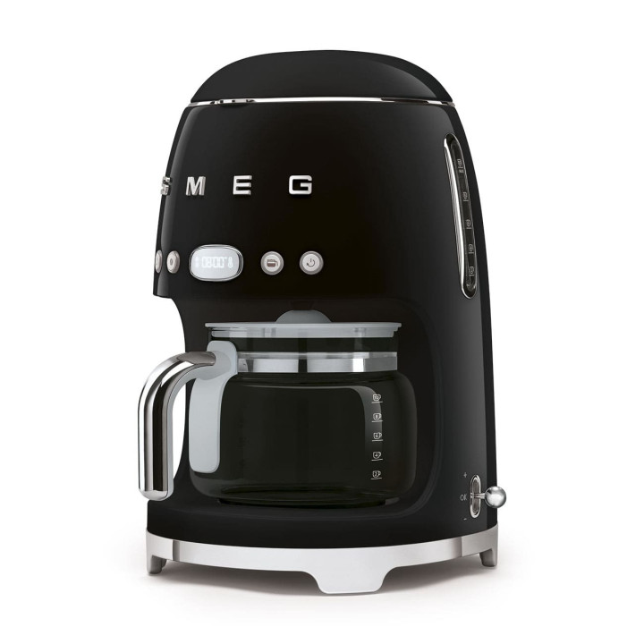 Cafetière filtre SMEG Noir DCF02BLEU | Ménachoc