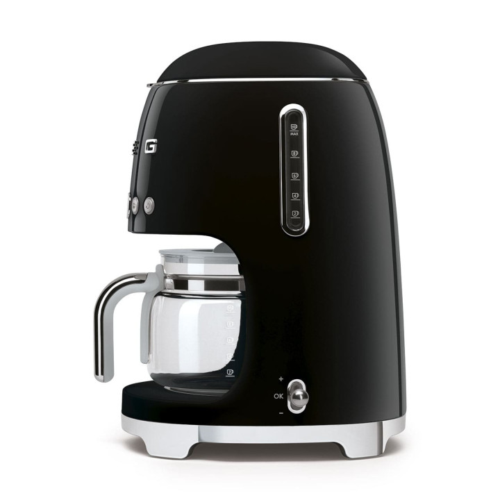 Cafetière filtre SMEG Noir DCF02BLEU | Ménachoc