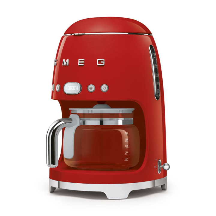 Cafetière filtre SMEG Rouge DCF02RDEU | Ménachoc