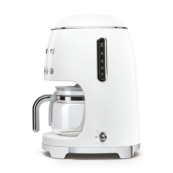 Cafetière filtre SMEG Blanche DCF02WHEU | Ménachoc