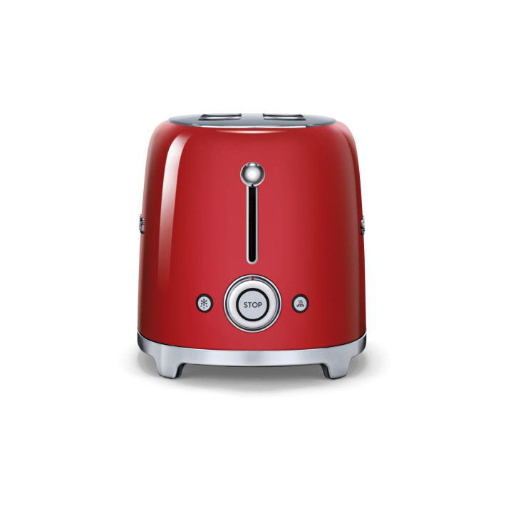 Toaster SMEG Rouge TSF01RDEU | Ménachoc