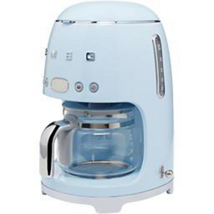 Cafetière filtre SMEG Bleu Azur DCF02PBEU | Ménachoc