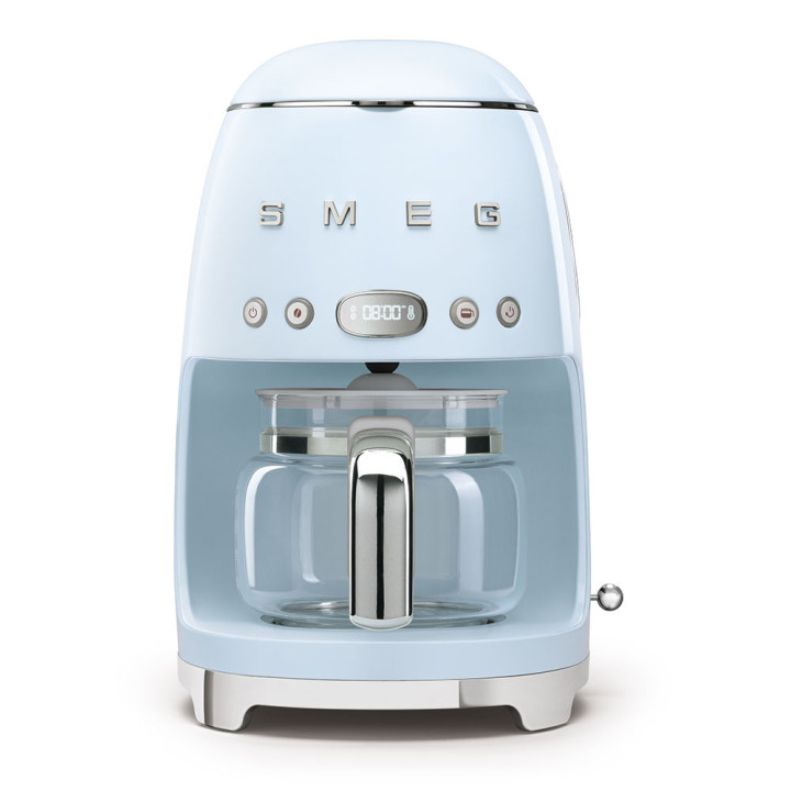 Cafetière filtre SMEG Bleu Azur DCF02PBEU | Ménachoc