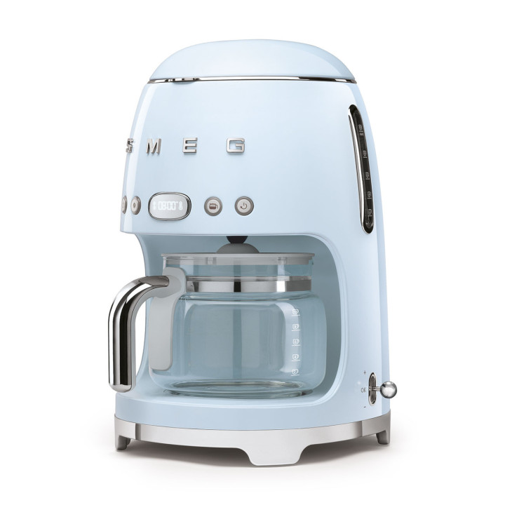 Cafetière filtre SMEG Bleu Azur DCF02PBEU | Ménachoc