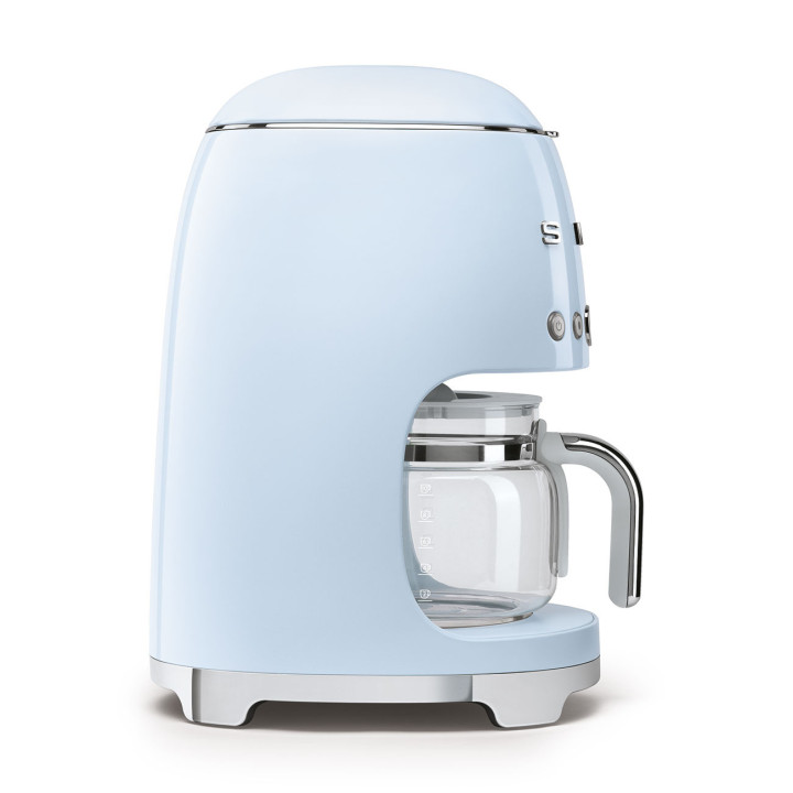 Cafetière filtre SMEG Bleu Azur DCF02PBEU | Ménachoc