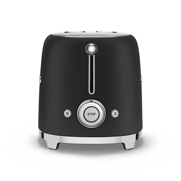 Toaster SMEG Noir Mat TSF01BLMEU | Ménachoc